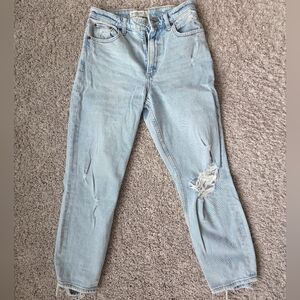 Abercrombie & Fitch Light Wash High Rise Jeans